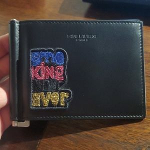 Yves Saint Laurent 'Smoking Forever' wallet